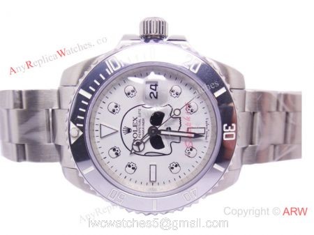 High Quality Copy Rolex Submariner Gray Ceramic Bezel Watch: Rolex Skull Watch