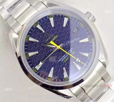 Swiss Omega Seamaster 15 007 Gauss Blue Face Watch