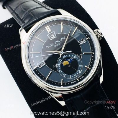 PPF Swiss Replica Patek Philippe Annual Calendar 41mm watch Blue Dial