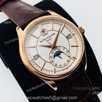 PPF Factory Patek Philippe Annual Calendar Rose Gold watch Swiss Grade 1
