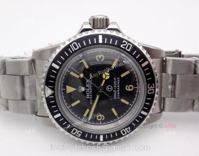 Rolex Submariner Stainless Steel Black Watch  Rolex Vintage Replica