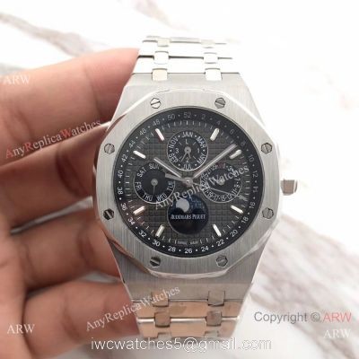 Audemars Piguet Royal Oak Perpetual Calendar Replica Watch Stainless Steel Black Dial 41mm