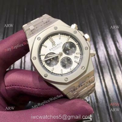 Audemars Piguet Royal Oak Sand Case White Dial Watches 44mm AP Watch