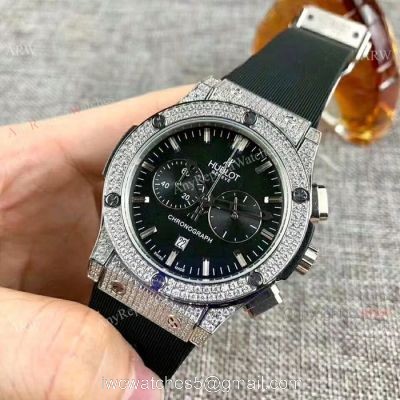 High Quality Hublot Big Bang Ice Out Chronograph Watch 41mm
