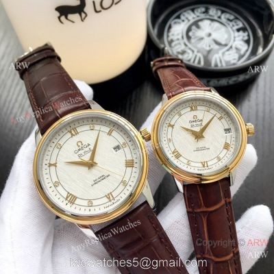Fake Omega De Ville Prestige Automatic Watch  Omega Couple Watch