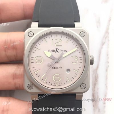 Swiss Copy Bell  Ross BR 03-92 Limited Edition Watch Frosted Case Pink Dial