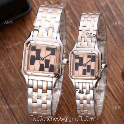 New Fake Cartier Panthere Limited Edition Watches Two Tone Rose Gold
