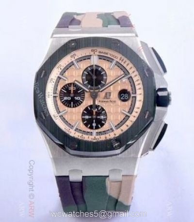 JF Copy Audemars Piguet Royal Oak Offshore 26400 CAL.3126 44mm Camouflage Watch