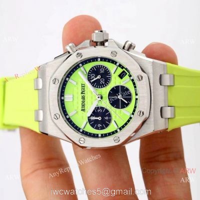Audemars Piguet Knock off Watches / Women Size / Royal Oak offshore SS Green Dial