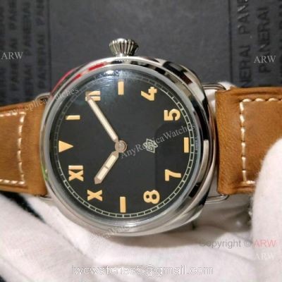 New Copy Panerai Radiomir BREVETTATO Watch SS Brown Markers