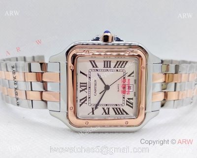 Cartier Panthere De Cartier Watches Two Tone Rose Gold 38mm