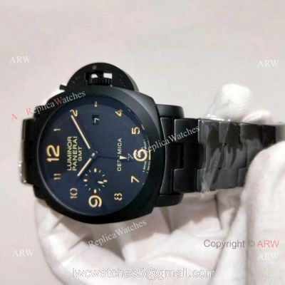 Solid Black Luminor GMT Panerai Bracelet  PAM 438