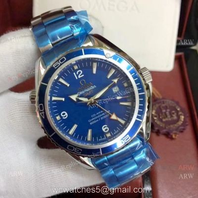 Low Price Omega Seamaster GMT Stainless Steel Blue Dial Watch
