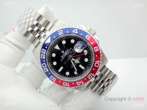 Rolex GMT-Master II Pepsi Bezel Jubilee Strap Replica Watch