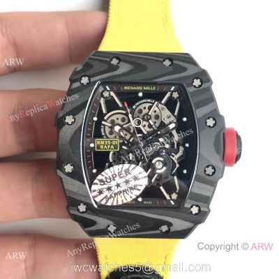 Replica Richard Mille RM35-01 Rafael Nadal Watch Forge Carbon Watch Case