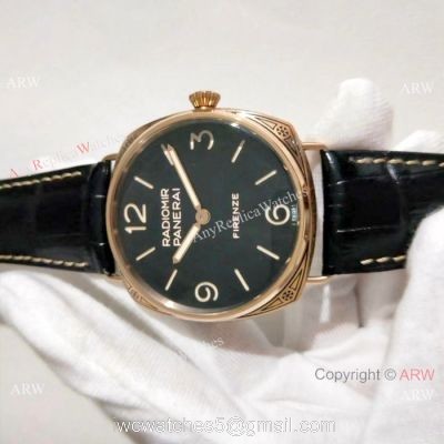 Copy Panerai Radiomir Firenze Rose Gold 47MM Watch  PAM604