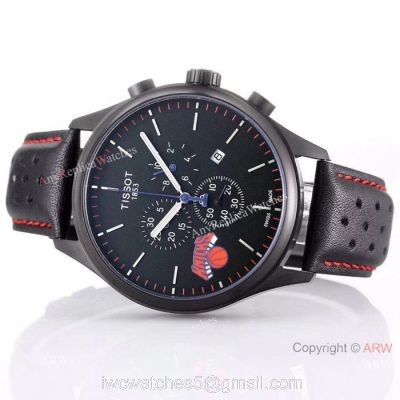 Copy Tissot NBA Teams Special New York Knicks Chronograph Black Watches
