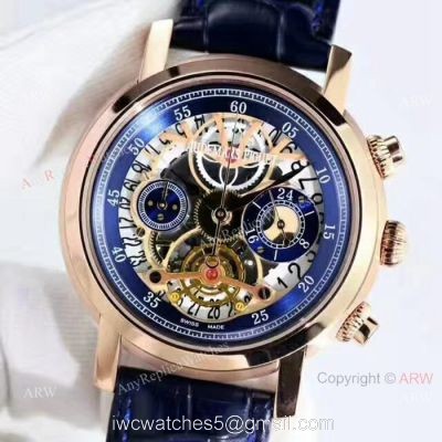 Copy Audemars Piguet Jules Audemars Watches Rose Gold Skeleton Dial