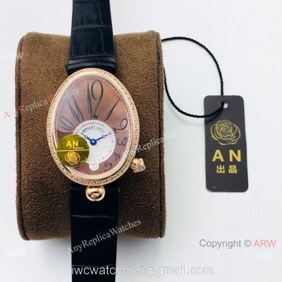 Breguet Reine De Naples Ladies Swiss 1:1 Rose Gold Replica Watch