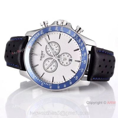 New Style Replica Tissot Chronograph Watches SS White Dial