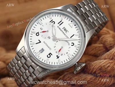 NEW IWC Schaffhausen Portugieser Replica Watch Stainless Steel White Dial 44mm