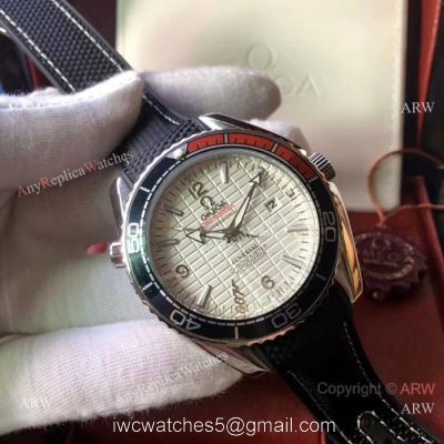 Copy Omega Seamaster White 007 Face Watch High Quality