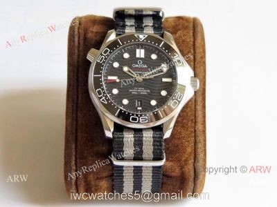 (OM)Swiss Omega Seamaster Diver 300m Nylon Band watch Omega 8800 Movement