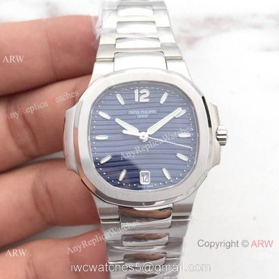 Swiss Copy Patek Philippe Nautilus 7118 Stainless Steel Blue Dial Watch