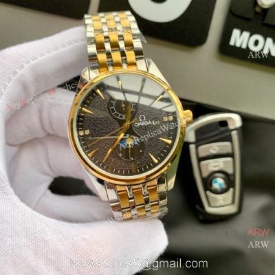 Best Replica Omega Moonphase Automatic watch Two Tone