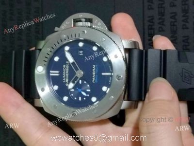 Knockoff Panerai Submersible BMG-TECH Watch SS Blue Dial