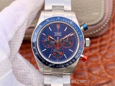 BP Factory Swiss 4130 Rolex Cool Hand Brooklyn  Rolex Daytona Blue Dial Replica watch