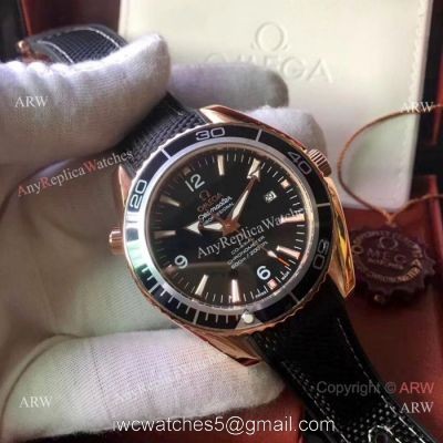 Omega Seamaster Planet Ocean Men Watches Rose Gold Omega Clone Watch