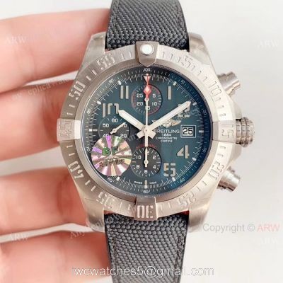 Swiss Replica Breitling Avenger Bandit Valjoux7750 Watch Military Watch strap