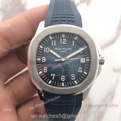 Swiss Grade Patek Philippe Aquanaut 5168G Watch SS Blue Dial