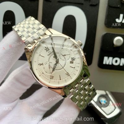 New Replica Omega Complications Stainless Steel White Watches 41mm