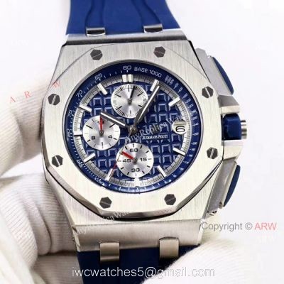 AUDEMARS PIGUET ROYAL OAK OFFSHORE SS BLUE FACE WATCH REPLICA