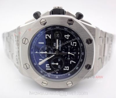 Audemars Piguet Replica Watch Black Chronograph Stainless Steel