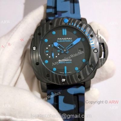 Copy Panerai Luminor Submersible Camouflage PAM 960 Watches Carbon Case