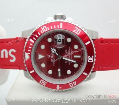 2019 New Rolex Submariner Supreme 40mm watch Red Face Rolex Replica