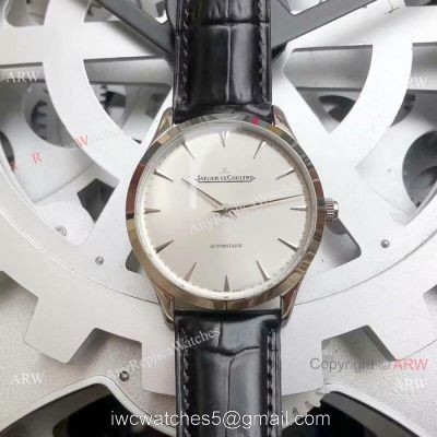 New Copy Jaeger-LeCoultre Master Ultra Thin SS Silver Dial Watch