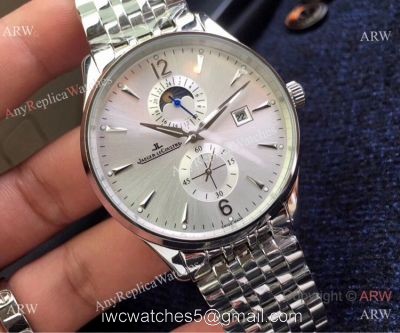 2019 Copy Jaeger-LeCoultre Master Moonphase Stainless Steel Watch