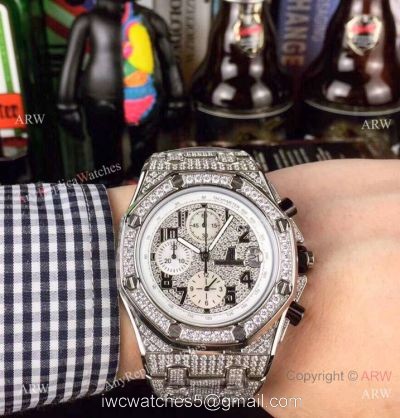 Buy Royal Oak Offshore Limited Edition AP Iced Out Replica Watch