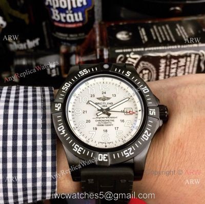 Best Replica Breitling Superocean Automatic Watches Black Case White Dial