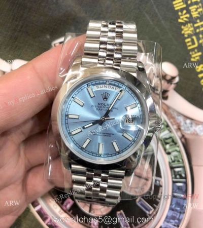 (EW) Swiss Rolex Day-Date II Jubilee 41mm Watch  Rolex Ice Replica Watch