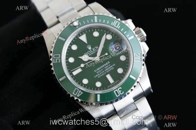 OR Factory V2 Submariner Rolex Hulk Replica Watch with ETA2836 Movement