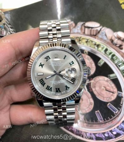 (EW) Swiss Fake Rolex Datejust II Silver Dial Jubilee Watches Eta 3255 Movement