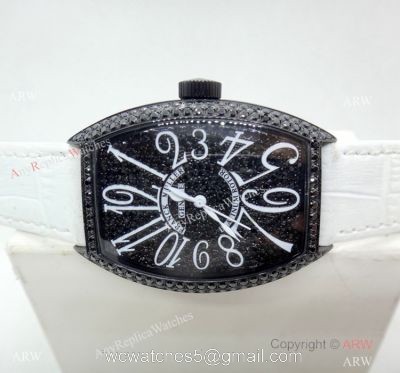 Franck Muller Platinum Rotor Black Diamond Men Watch Knock off Watches China