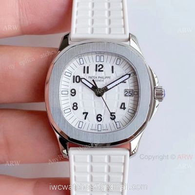 Swiss Patek Philippe Aquanaut Luce JJF 5067A White Dial Copy Watch Quartz Movement