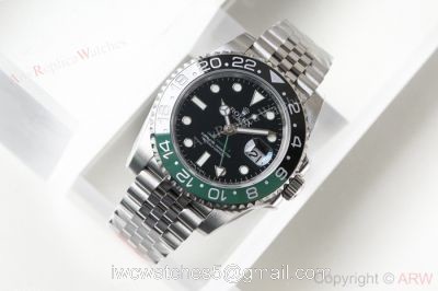 Highest Quality Rolex GMT Master II Swiss ETA GreenBlack Ceramic Watch 126710blro