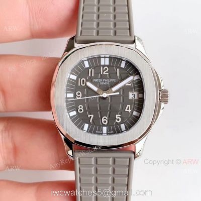Swiss Replica Patek Philippe Aquanaut Luce 5067A Ladies Watch Gray Dial